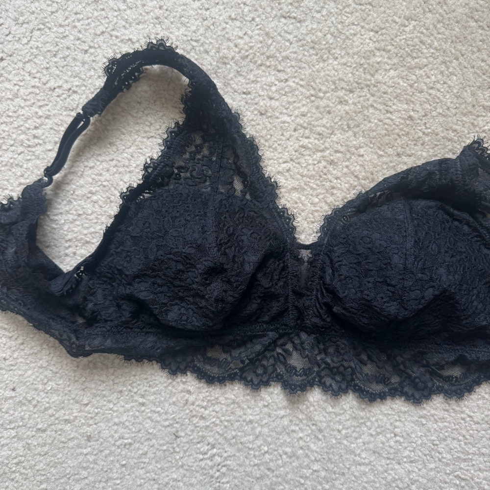 Aerie Black Lace Bra